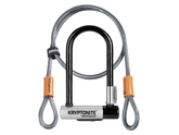 Kryptonite New-U KryptoLok Mini-7 U-Lock with 4' Flex Cable