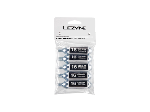Lezyne 16 Gram CO? Cartridges - Pack of 5