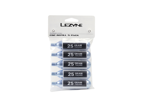 Lezyne 25 Gram CO? Cartridges - Pack of 5