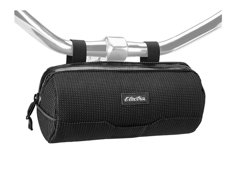 Electra Reflective Charcoal Cylinder Handlebar Bike Bag