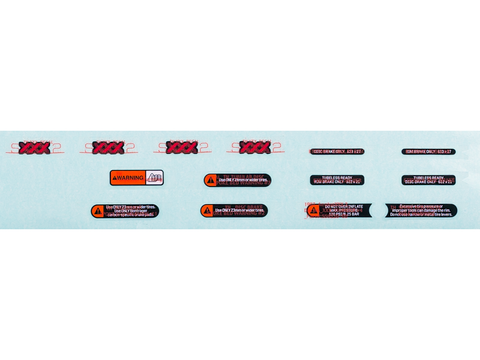Bontrager Wheelsystem Replacement Aeolus XXX 2 Decal Set