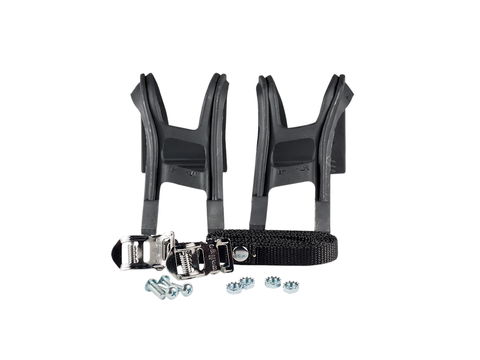 Wellgo MT-13 Medium Toe Clip & Strap Set