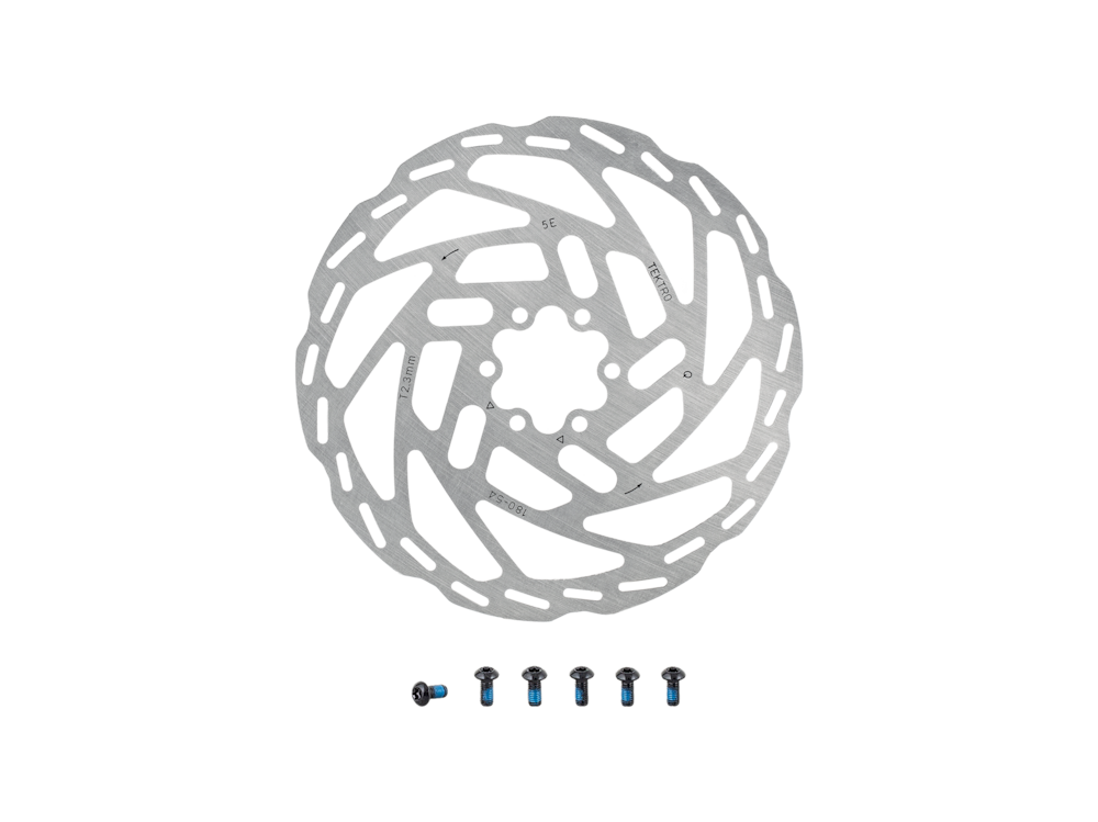 Tektro TR-54 2.3mm 6-Bolt Coated Rotor