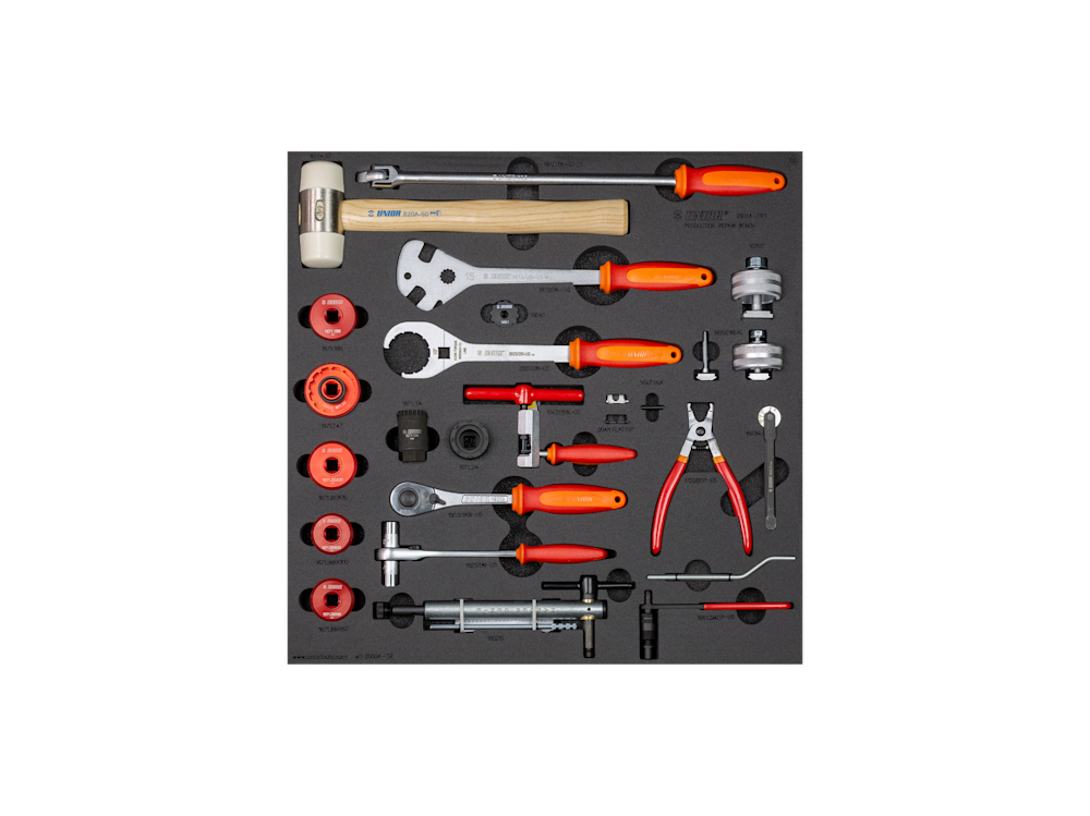 Unior Production Bench Drawer 1 Tool Tray Set