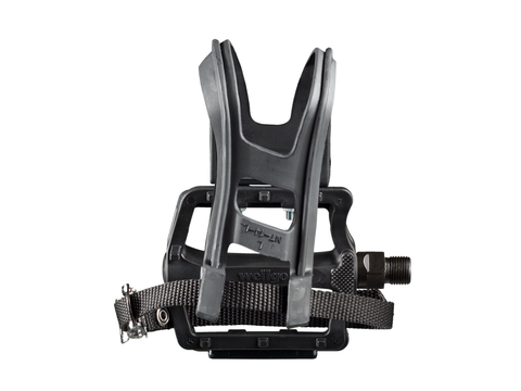 Wellgo B197T Resin Large Platform Pedal Set with Clip & Strap