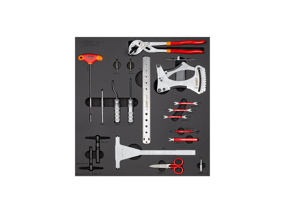 Unior Shared Bench Drawer - 2 Tool Tray Set