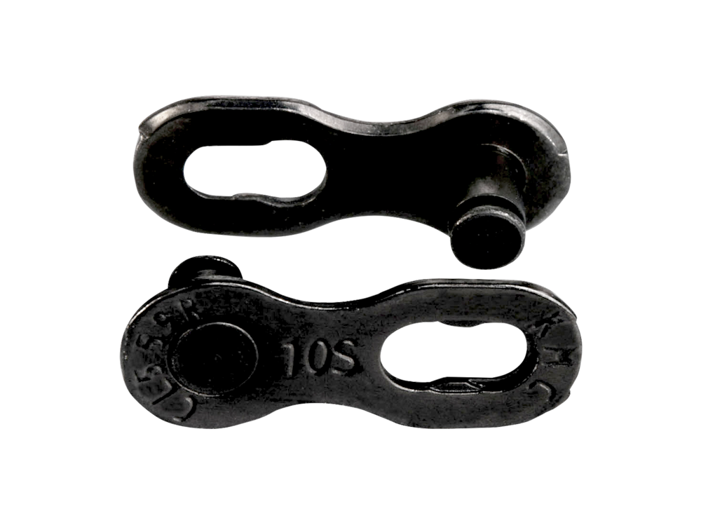 KMC Missing Link DLC Reusable Shimano Bicycle Chain Links - Card of 2