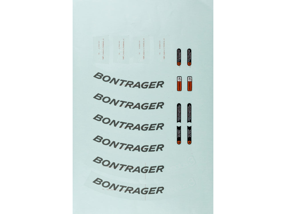 Bontrager Aeolus 5 D3 Rim Decal Sets