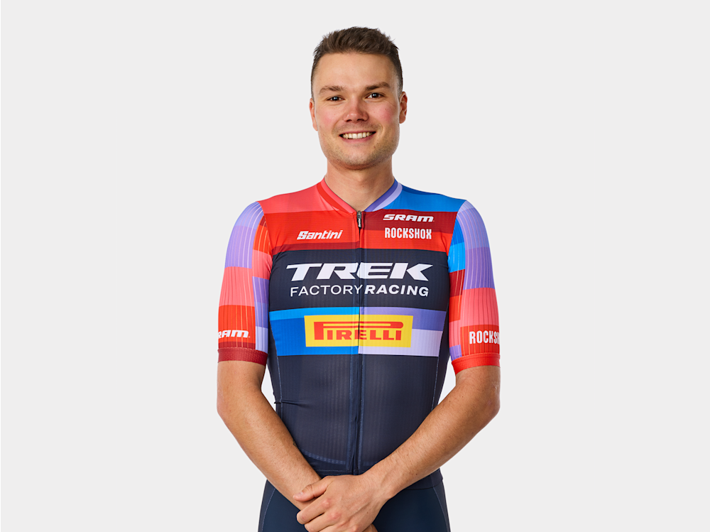 Santini Trek Factory Racing Men's Team Replica Cycling Jersey