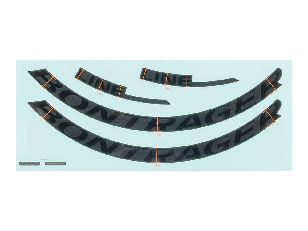 Bontrager Line Elite 30 27.5? Rim Decal Set