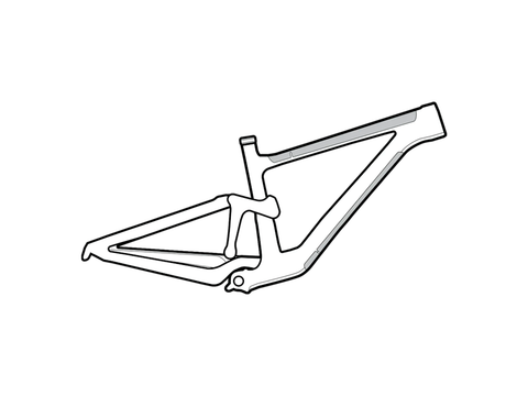 Lizard Skins Frame Protector Large Clear