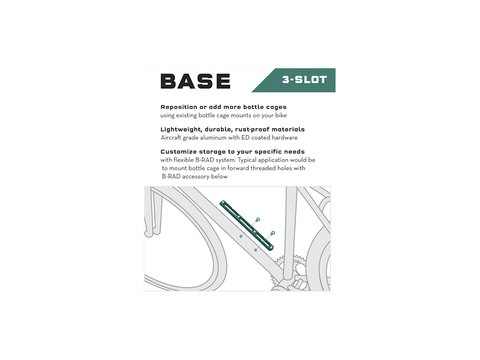Wolf Tooth B-RAD 3-Slot Base Mount