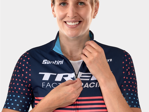 Santini Trek Factory Racing Women's CX Team Replica Cycling Jersey