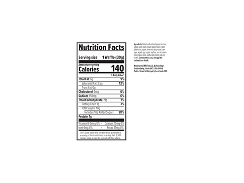 Honey Stinger Organic Gluten Free Waffle Box of 6