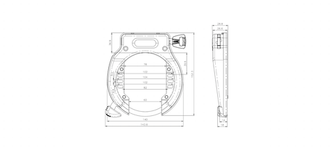 ABUS Ring Lock 4650L NR with Removable Key