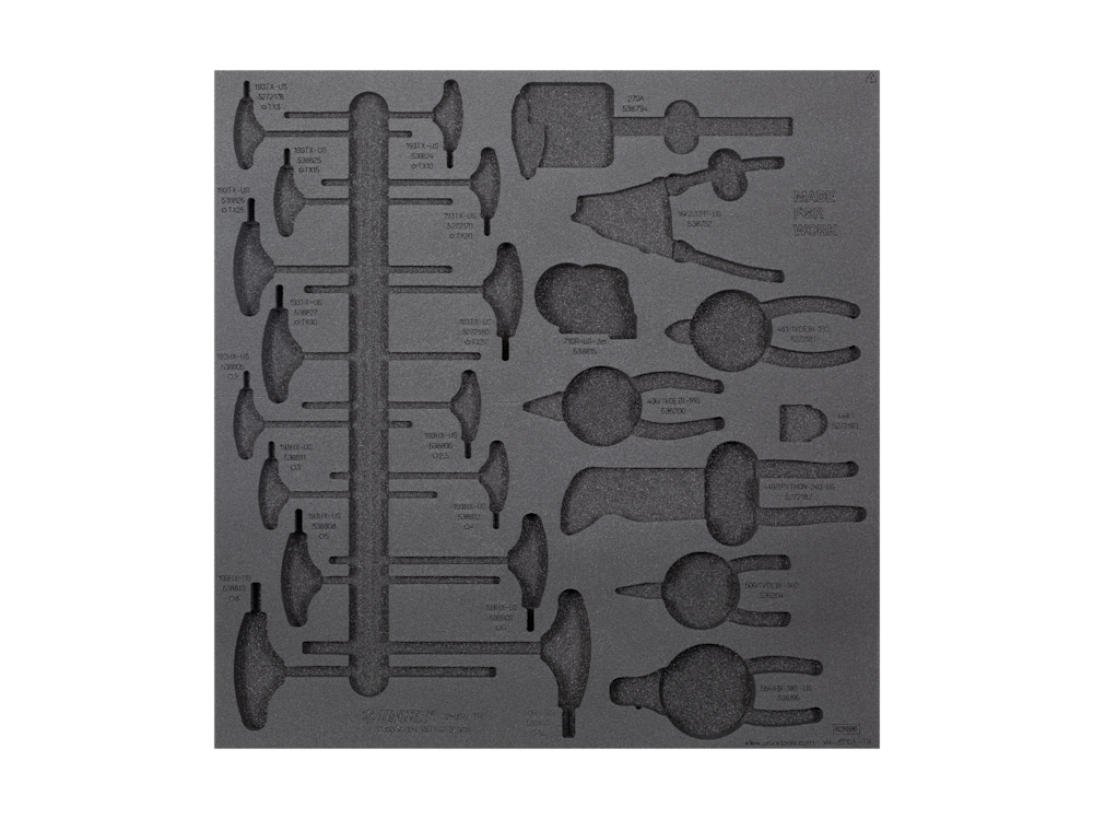 Unior Production Bench Drawer 4 Tool Tray