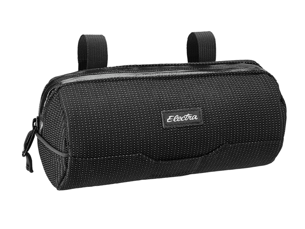 Electra Reflective Charcoal Cylinder Handlebar Bike Bag