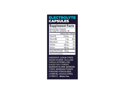 GU Roctane Electrolyte Capsules Bottle of 50