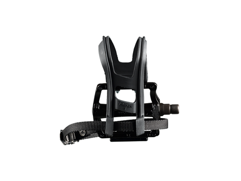Wellgo B197T Resin Medium Platform Pedal Set with Clip & Strap